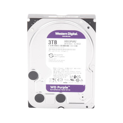 Disco Duro 3TB WD Purple para Videovigilancia