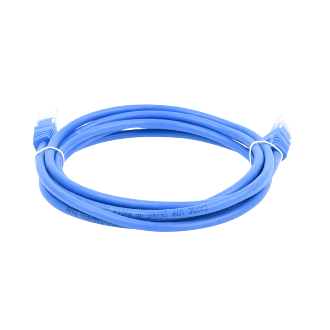 Cable de Parcheo UTP Cat5e Azul 2m